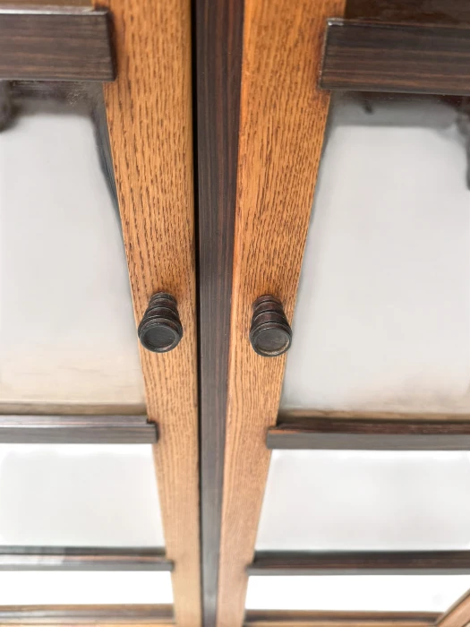 Art Deco Modernist Four-Door Bookcase, 1920s